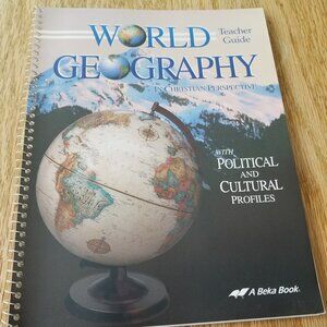 Abeka World Geography in Christian Perspective Teacher Guide 9th grade